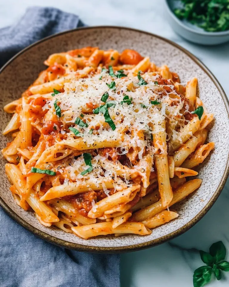 Savor the Flavor: Pasta with Tomato Vodka Sauce Delight - Featured Image