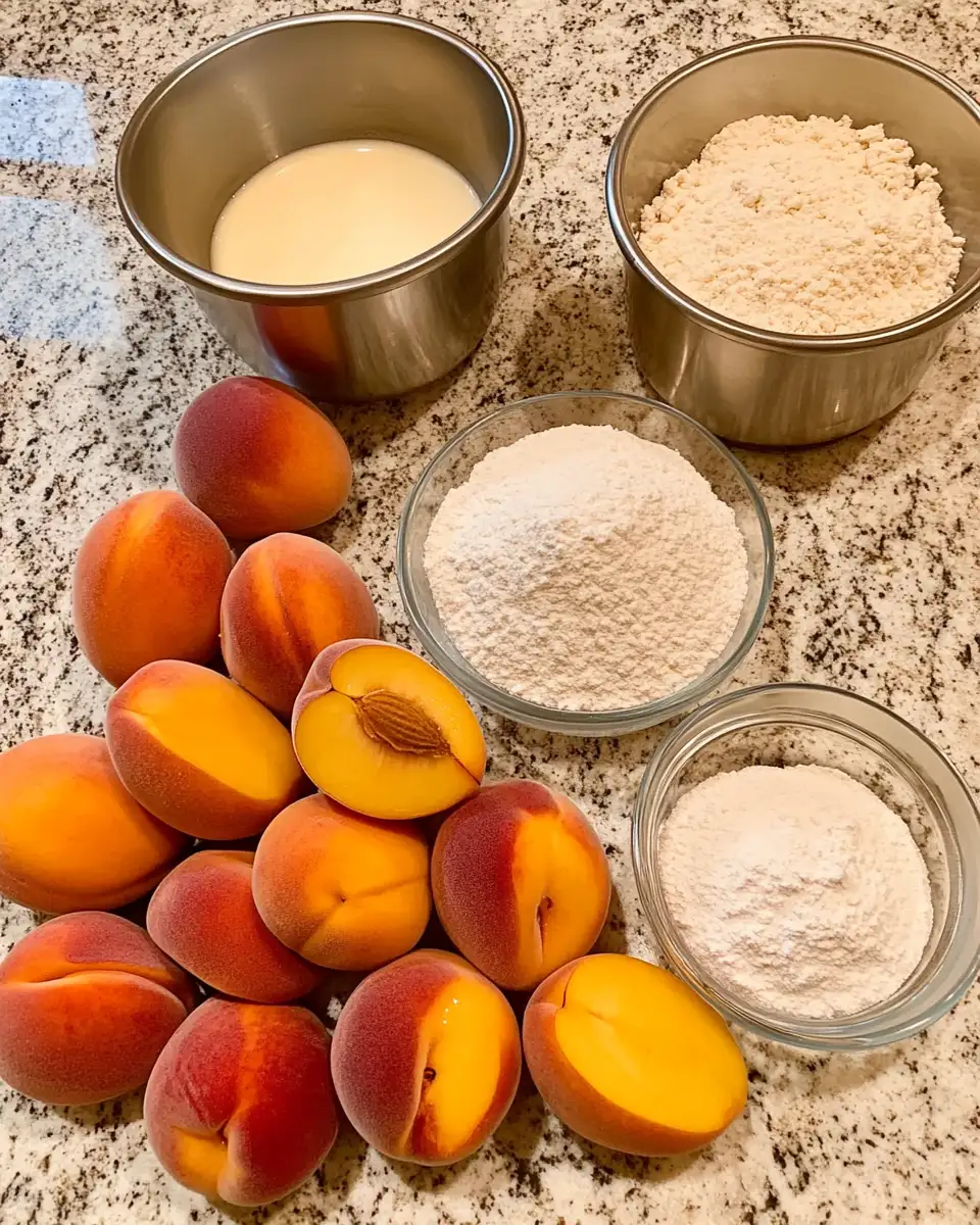 Peach Cobbler Yum: A Sweet Southern Delight Bursting with Flavor 4 Ingredients for Peach Cobbler Yum: A Sweet Southern Delight Bursting with Flavor