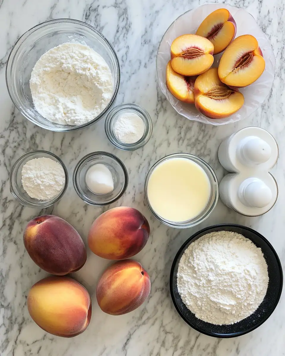 Ingredients for Heavenly Layers of Delight: Dive Into Our Irresistible Peaches And Cream Cake