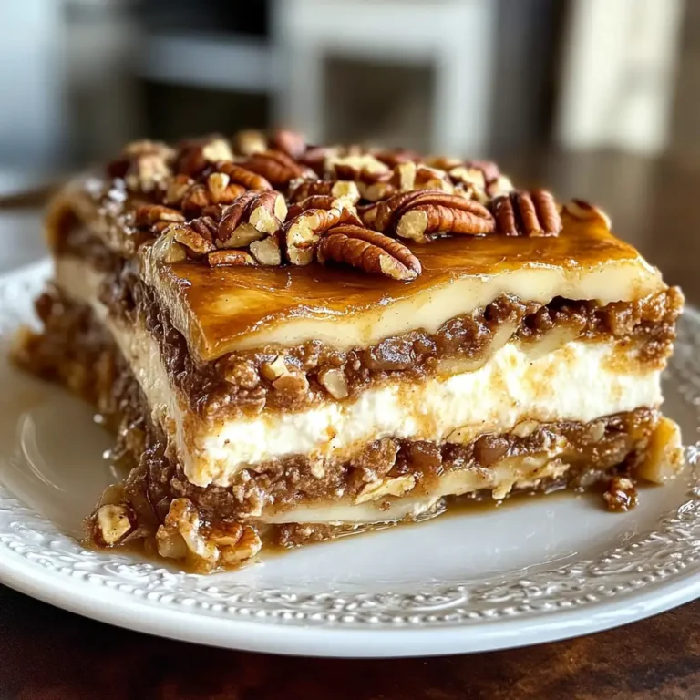 Decadent Layers of Delight: Discover the Irresistible Pecan Pie Lasagna - Featured Image