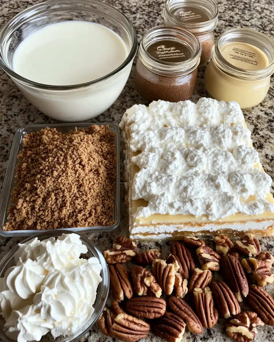 Ingredients for Decadent Layers of Delight: Discover the Irresistible Pecan Pie Lasagna