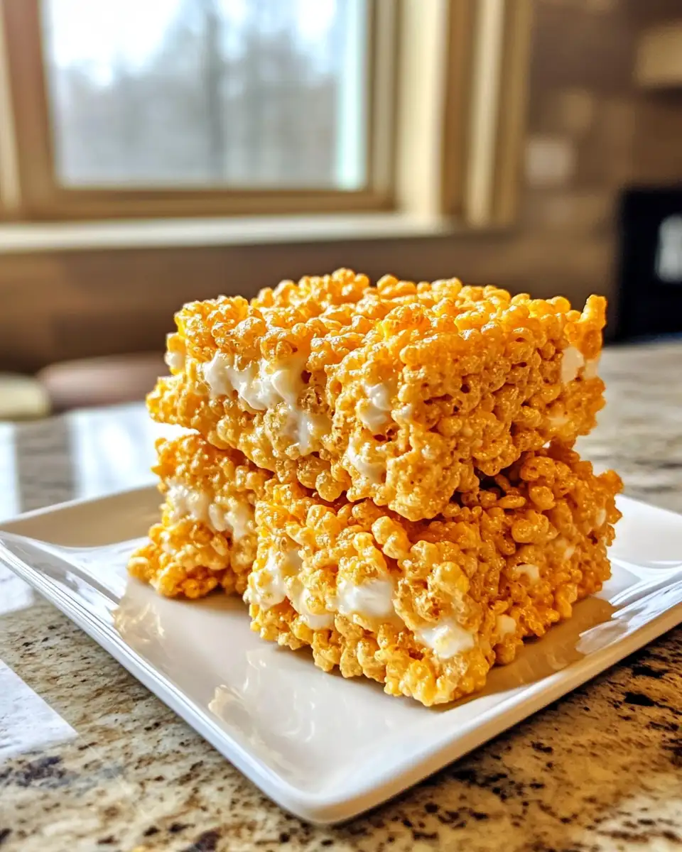 Cheddar Dreams: Unleashing the Crunch of Rice Krispie Delights 6 Final dish - Cheddar Dreams: Unleashing the Crunch of Rice Krispie Delights