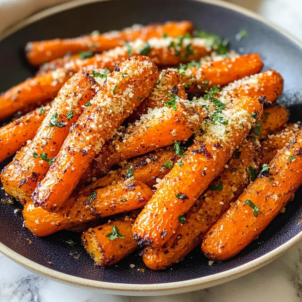 Flavorful Twist: Roasted Garlic Parmesan Carrots Delight - Featured Image