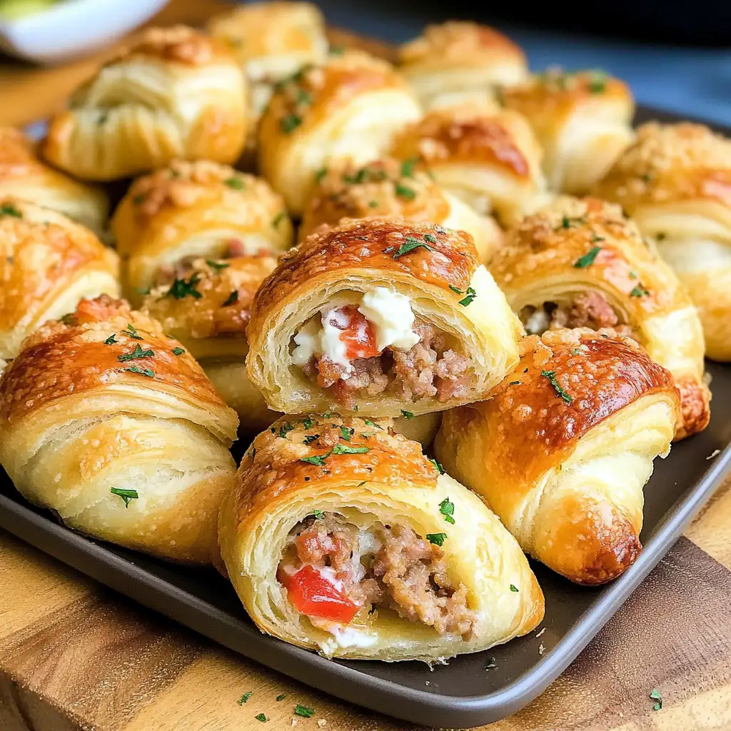 Irresistible Sausage, Rotel & Cream Cheese Crescent Rolls for Your Next Party - Featured Image