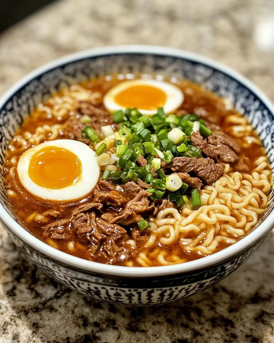 Savory Birria Ramen: Dive into Tender Beef and Rich Broth Bliss 6 Final dish - Savory Birria Ramen: Dive into Tender Beef and Rich Broth Bliss