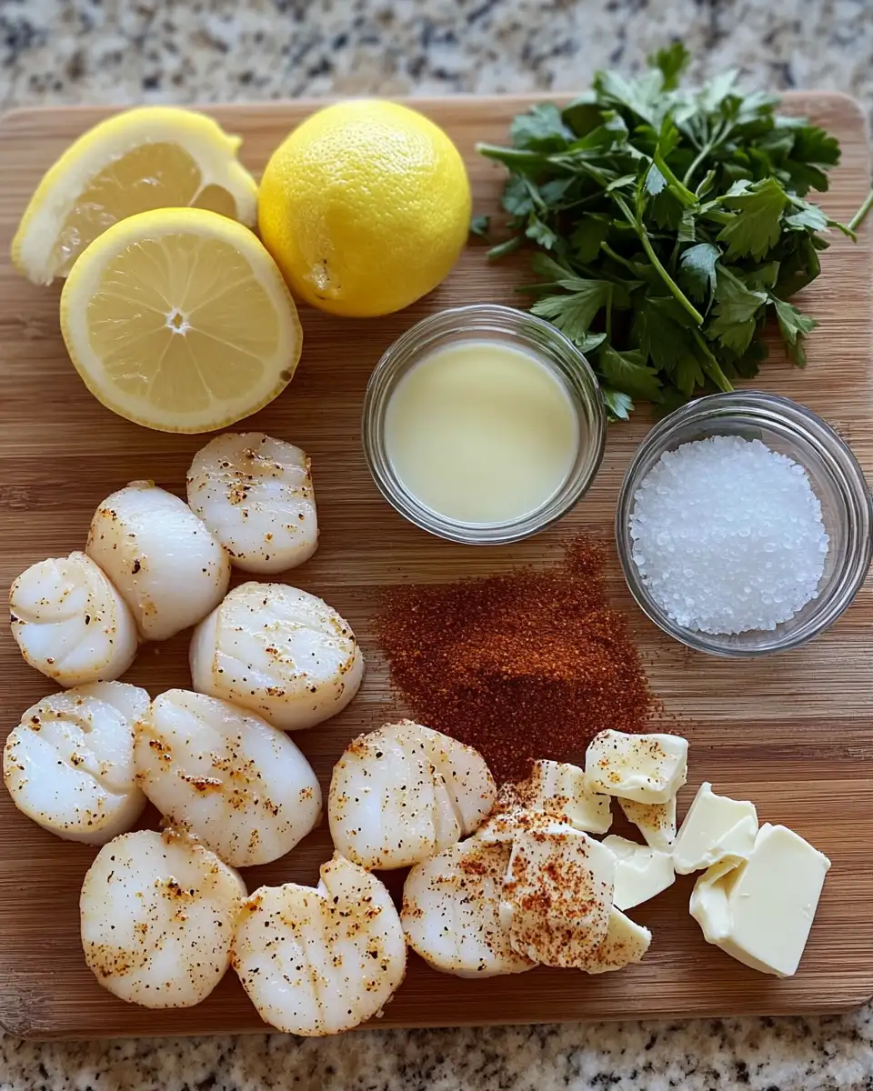 Ingredients for Spice Up Your Dinner: Seared Scallops with Cajun Flair