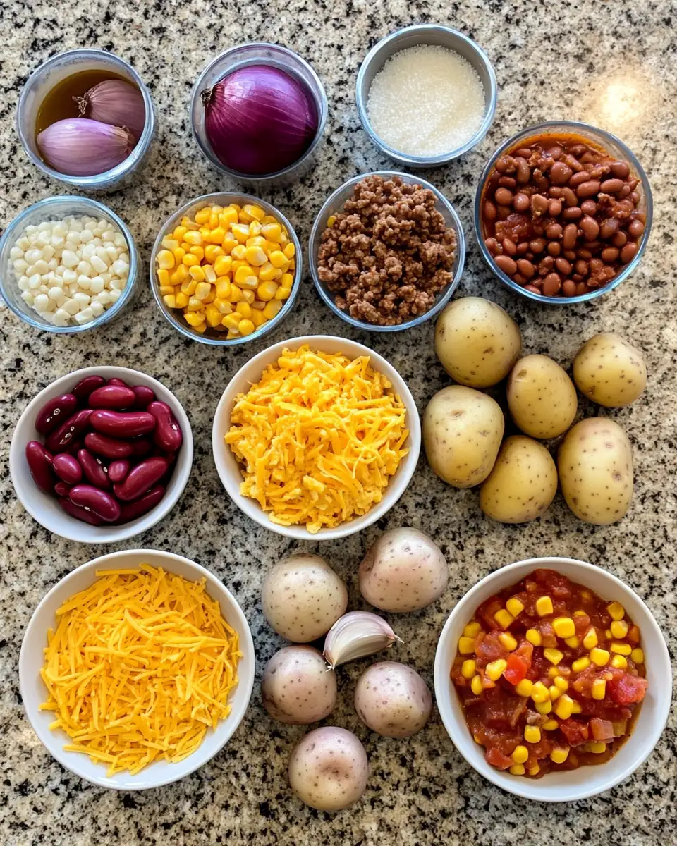 Ingredients for Ultimate Comfort: Slow Cooker Cowboy Casserole Delight
