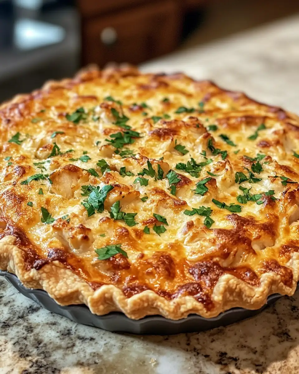 Final dish - Savory Southern Delight: Dive into the Ultimate Crab Pie Experience