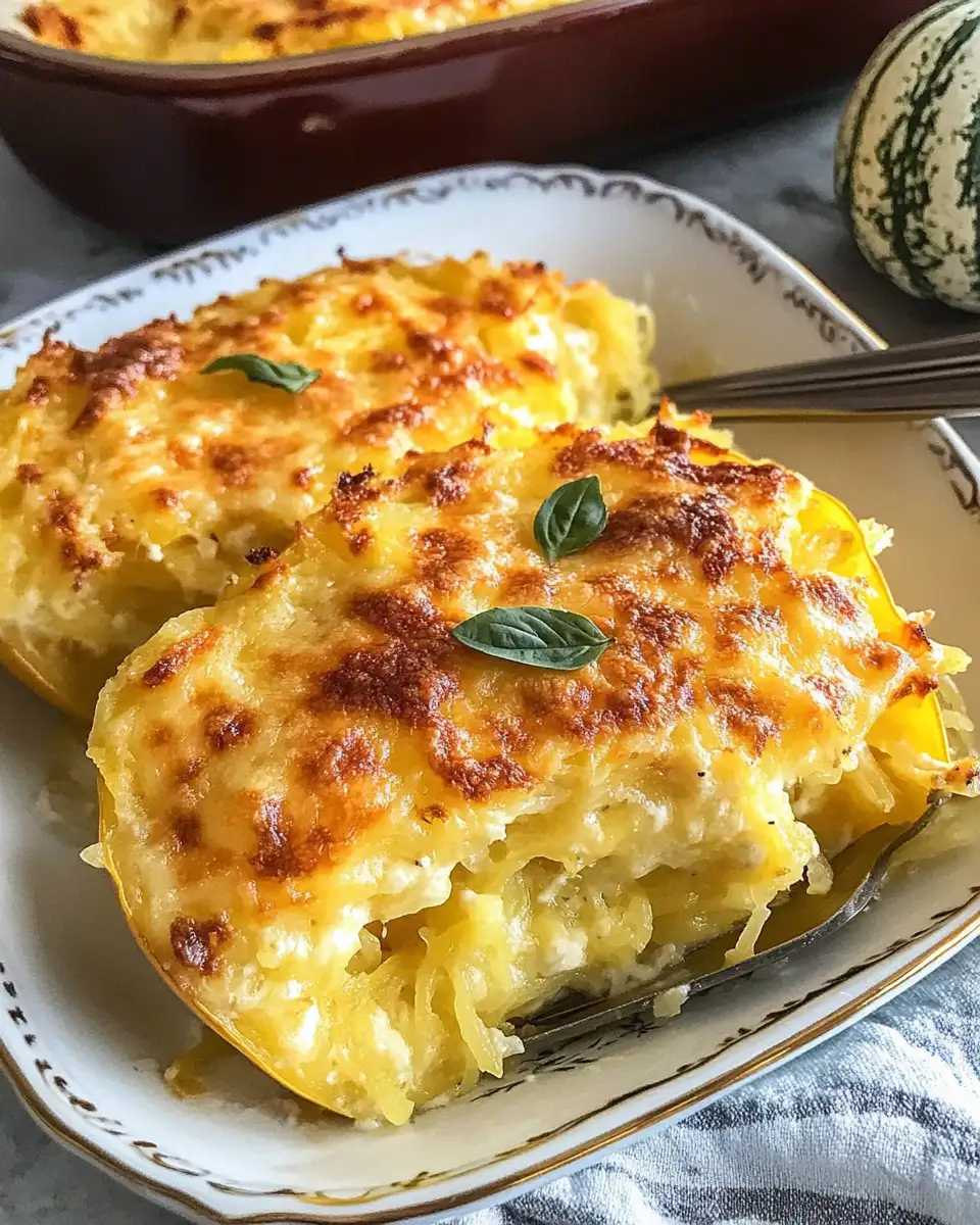 Decadent Delight: Spaghetti Squash Au Gratin Transformation - Featured Image