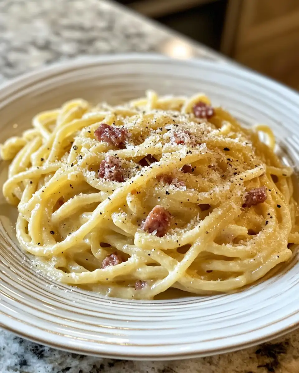Final dish - Savor the Flavor: Stanley Tucci’s Authentic Pasta Carbonara Recipe Revealed