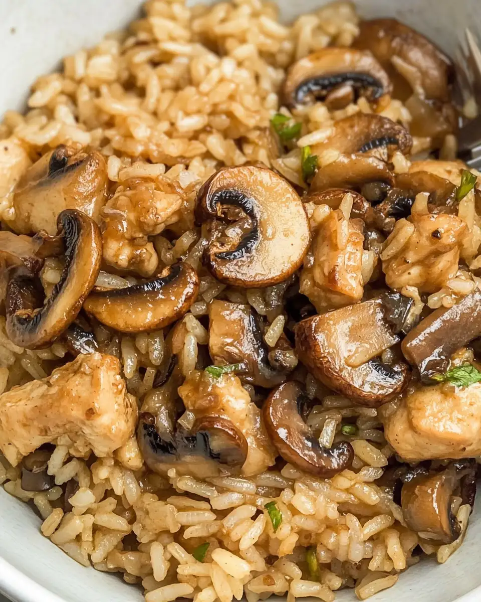 Ultimate Comfort: Stick of Butter Rice With Mushrooms and Chicken - Featured Image