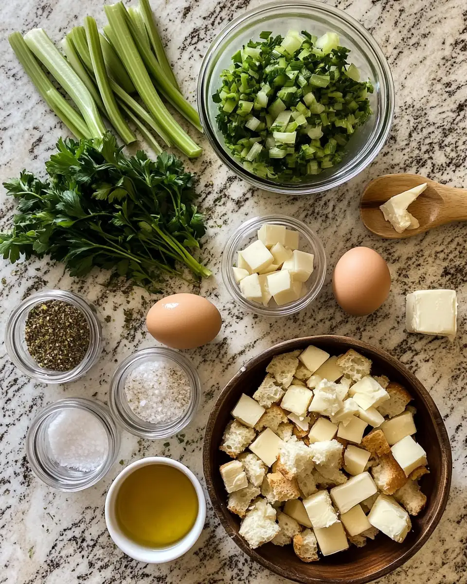 Ingredients for Savory Sensations: The Ultimate Stuffing Balls Recipe You Need to Try