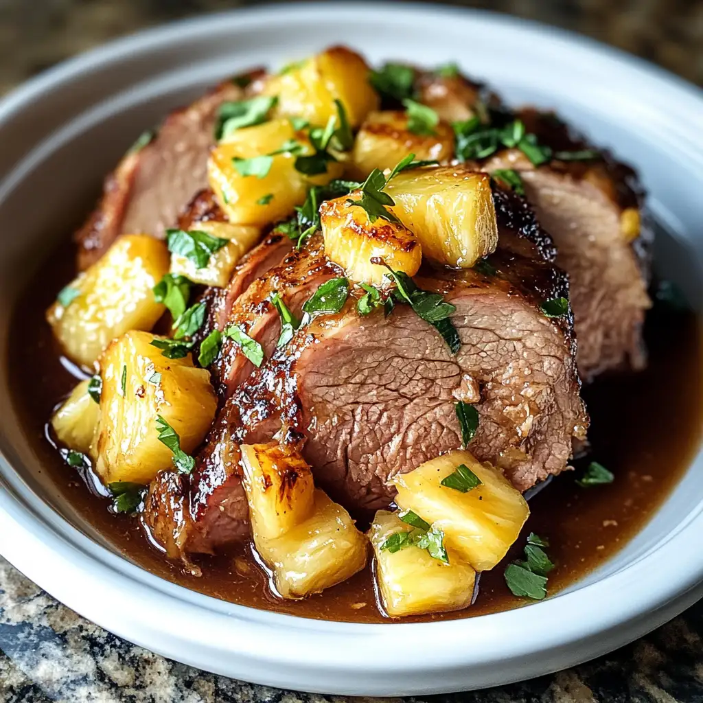 Succulent Slow Cooker Pineapple Pork: A Tender Taste Adventure - Featured Image