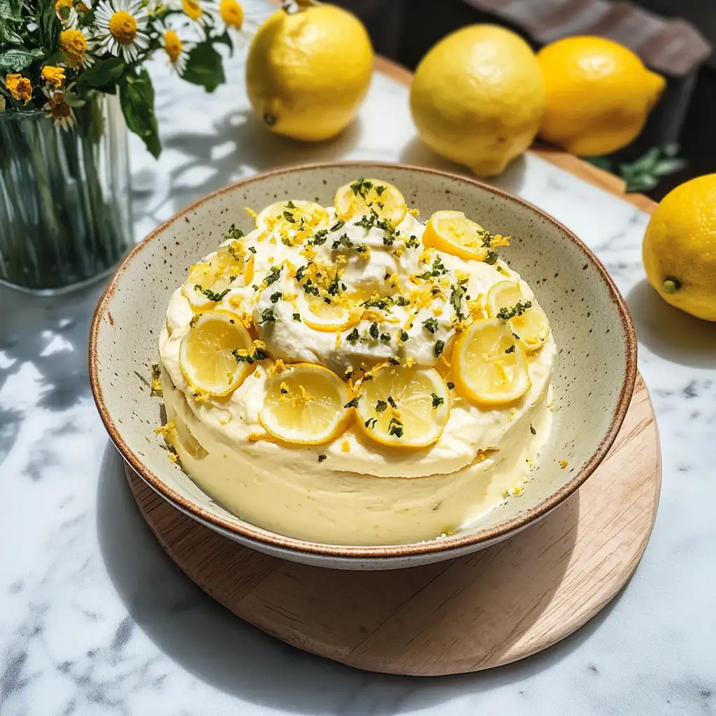 Zestful Delight: The Irresistible One-Bowl Lemon Dessert - Featured Image