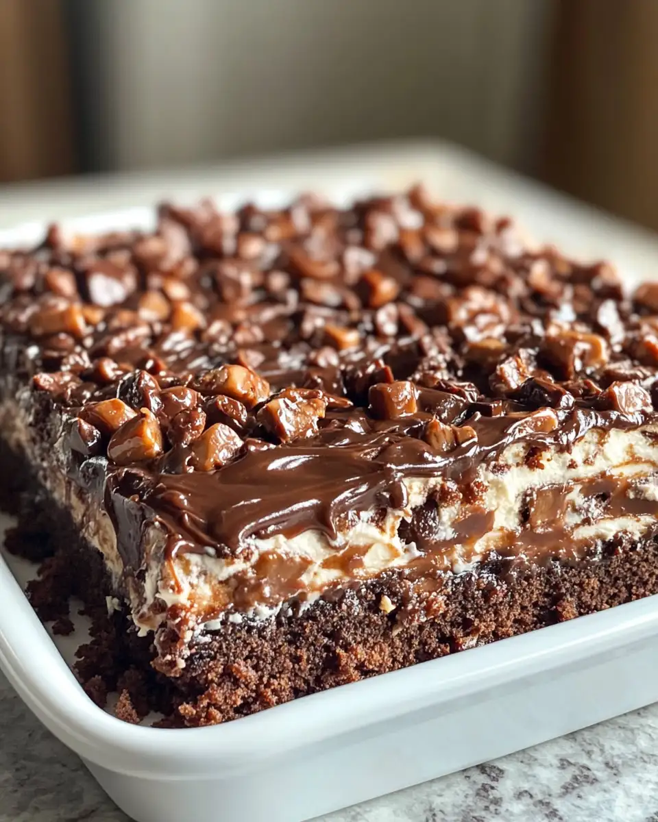 Decadent Delight: Turtle Texas Sheet Cake Extravaganza 6 Final dish - Decadent Delight: Turtle Texas Sheet Cake Extravaganza