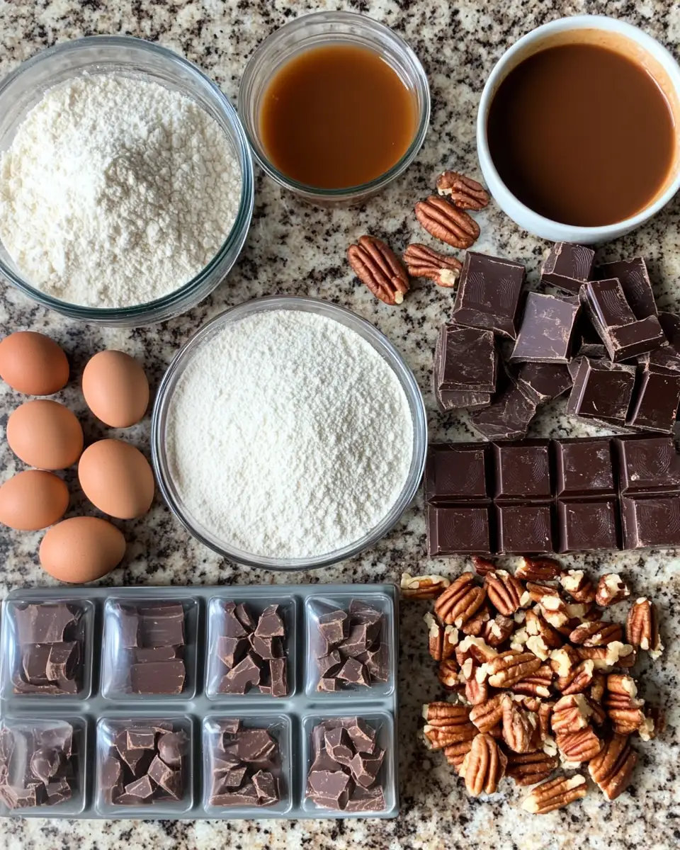 Decadent Delight: Turtle Texas Sheet Cake Extravaganza 4 Ingredients for Decadent Delight: Turtle Texas Sheet Cake Extravaganza