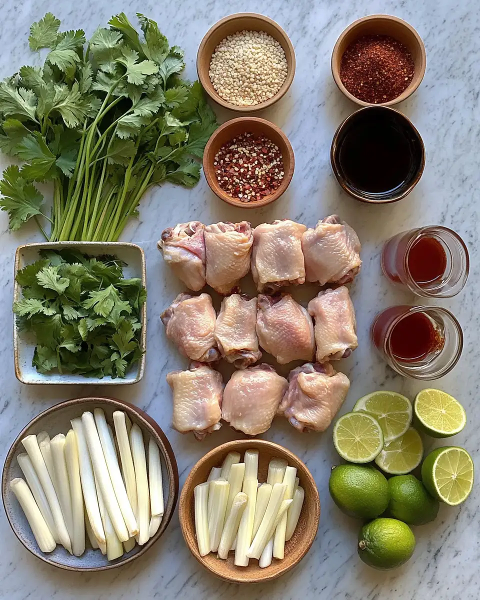 Ingredients for Zesty Flavors Unleashed: Discover Vietnamese Lemongrass Chicken