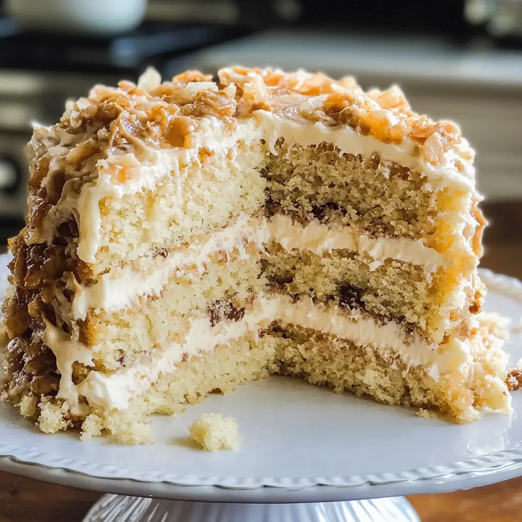 Decadence Redefined: Discover the Alluring White German Chocolate Cake - Featured Image