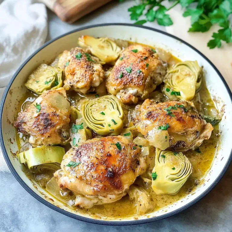 Savor the Elegance of White Wine Artichoke Chicken: A Gourmet Delight - Featured Image