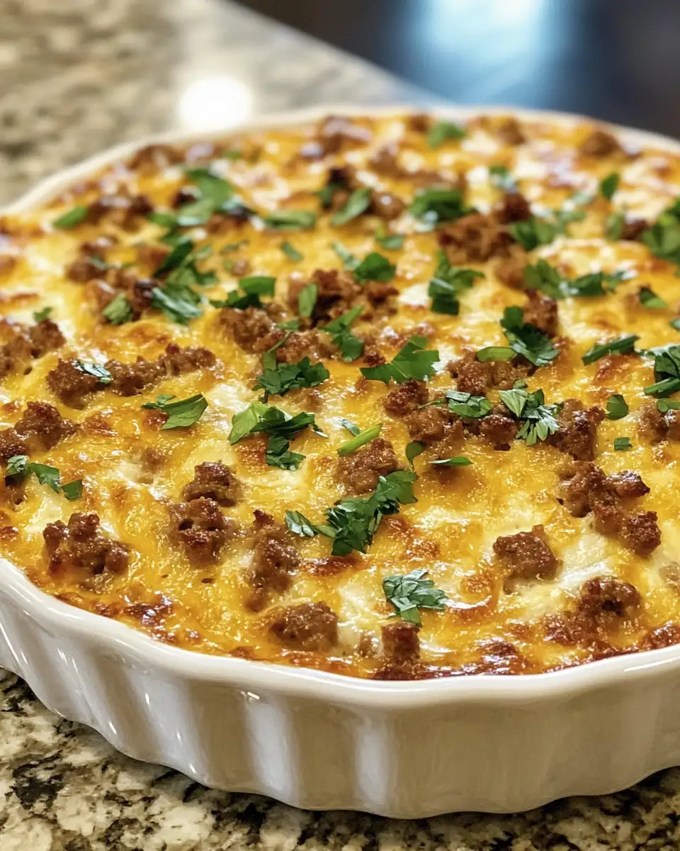 Spice Up Your Gathering with Zesty Italian Sausage Party Dip 6 Final dish - Spice Up Your Gathering with Zesty Italian Sausage Party Dip