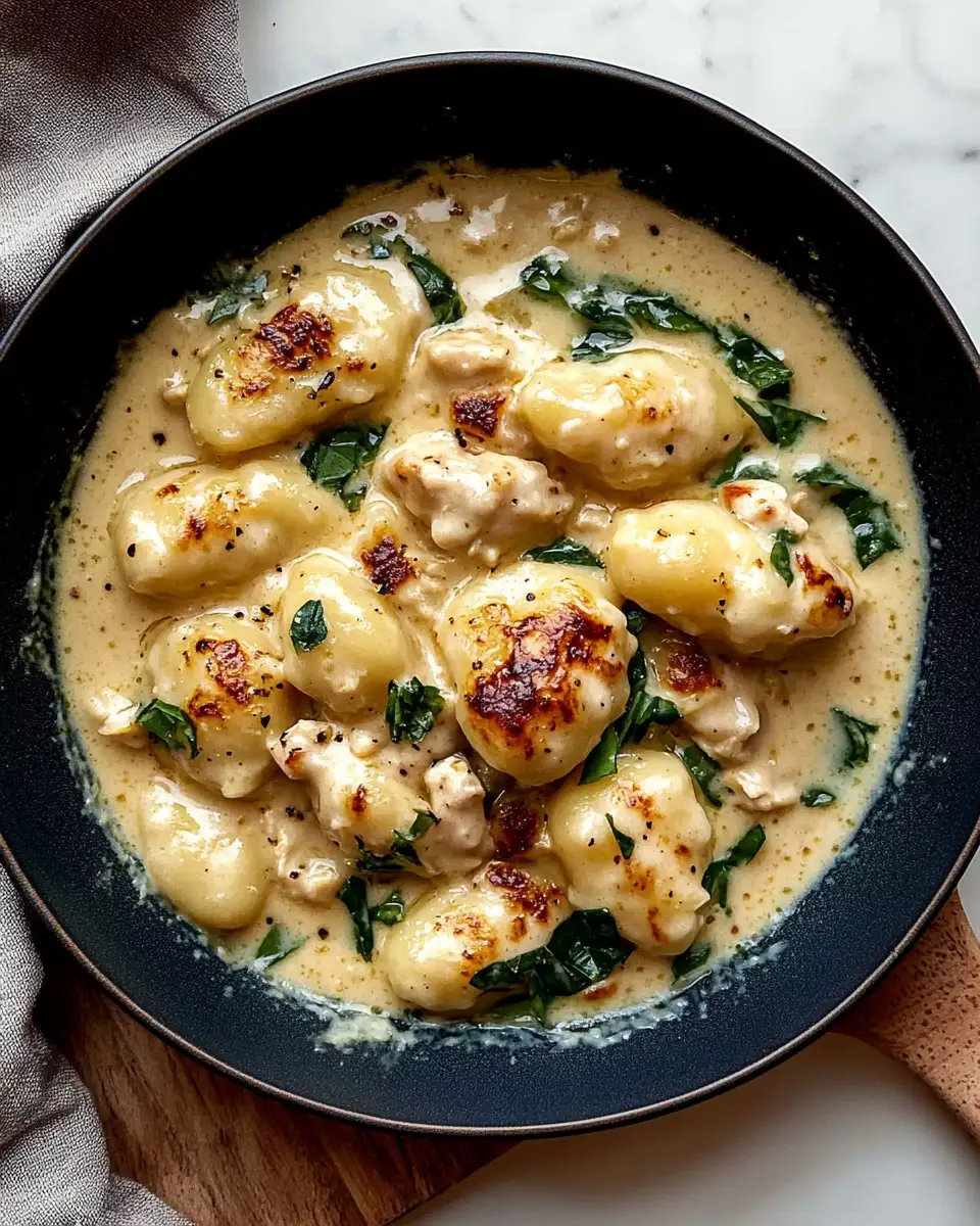 Creamy Comfort: Irresistible Asiago Chicken Gnocchi Delight - Featured Image