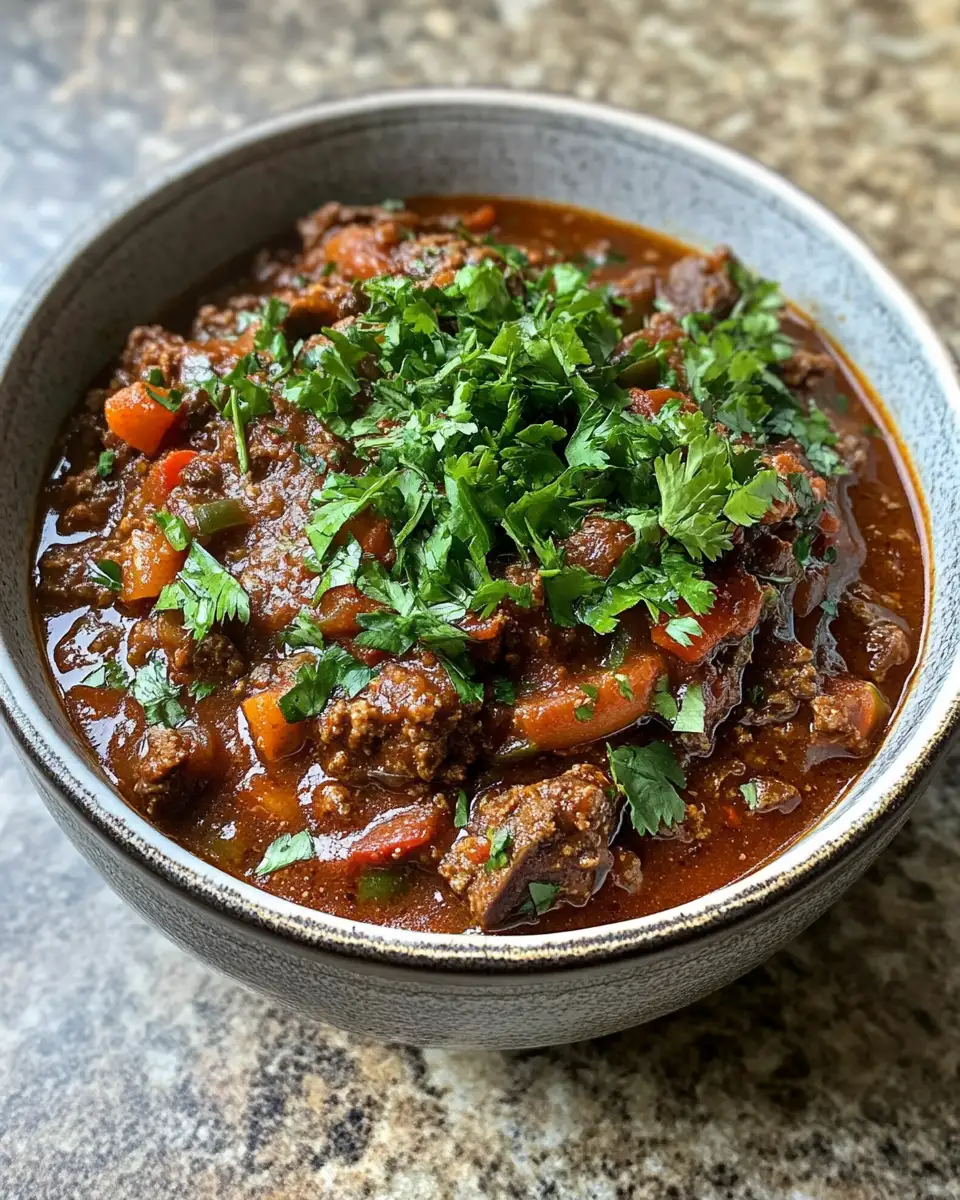 Final dish - Savor the Success: Award Winning Short Rib and Chorizo Chili Recipe