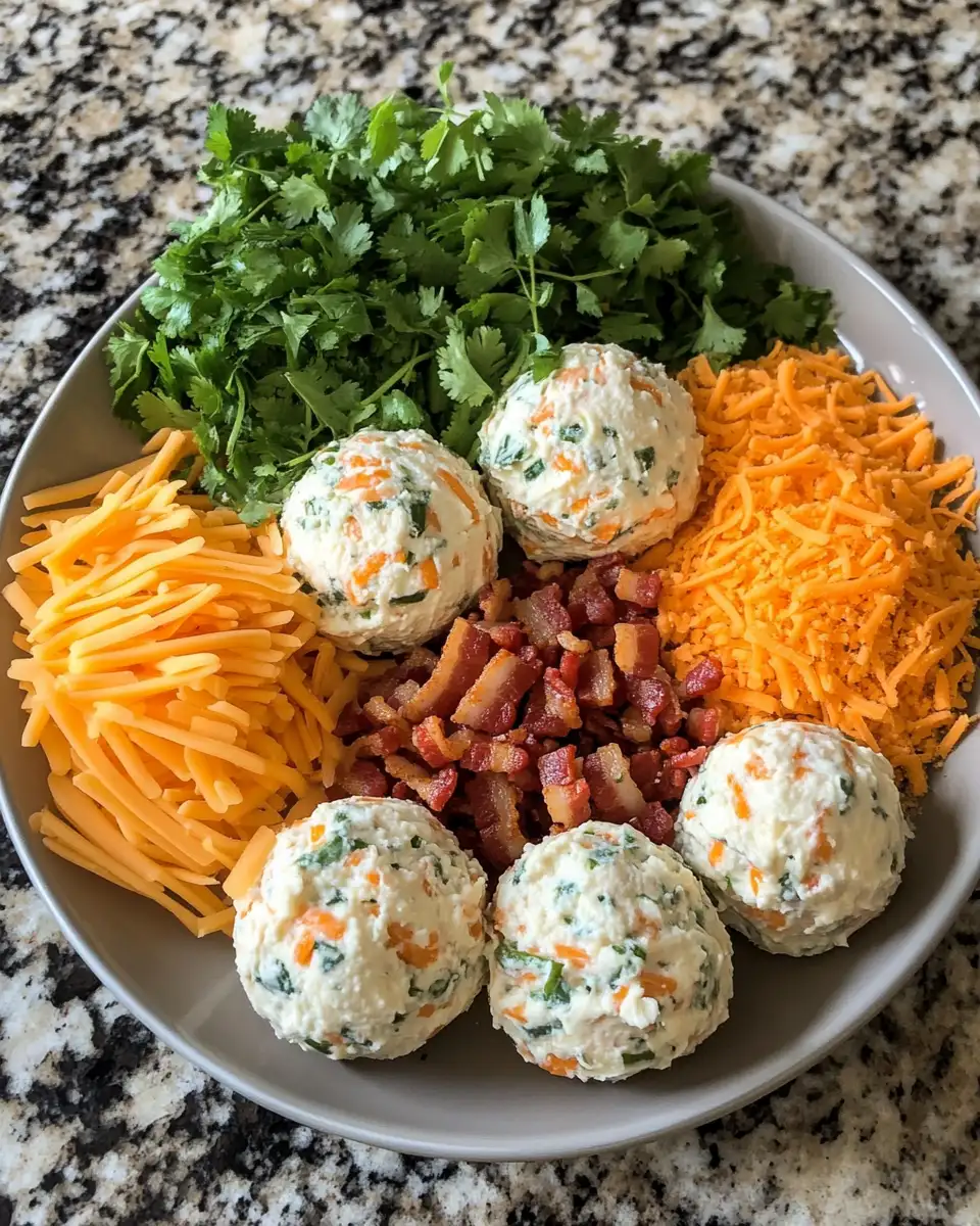 Irresistible Bacon Jalapeño Popper Cheese Balls for Your Next Party 4 Ingredients for Irresistible Bacon Jalapeño Popper Cheese Balls for Your Next Party