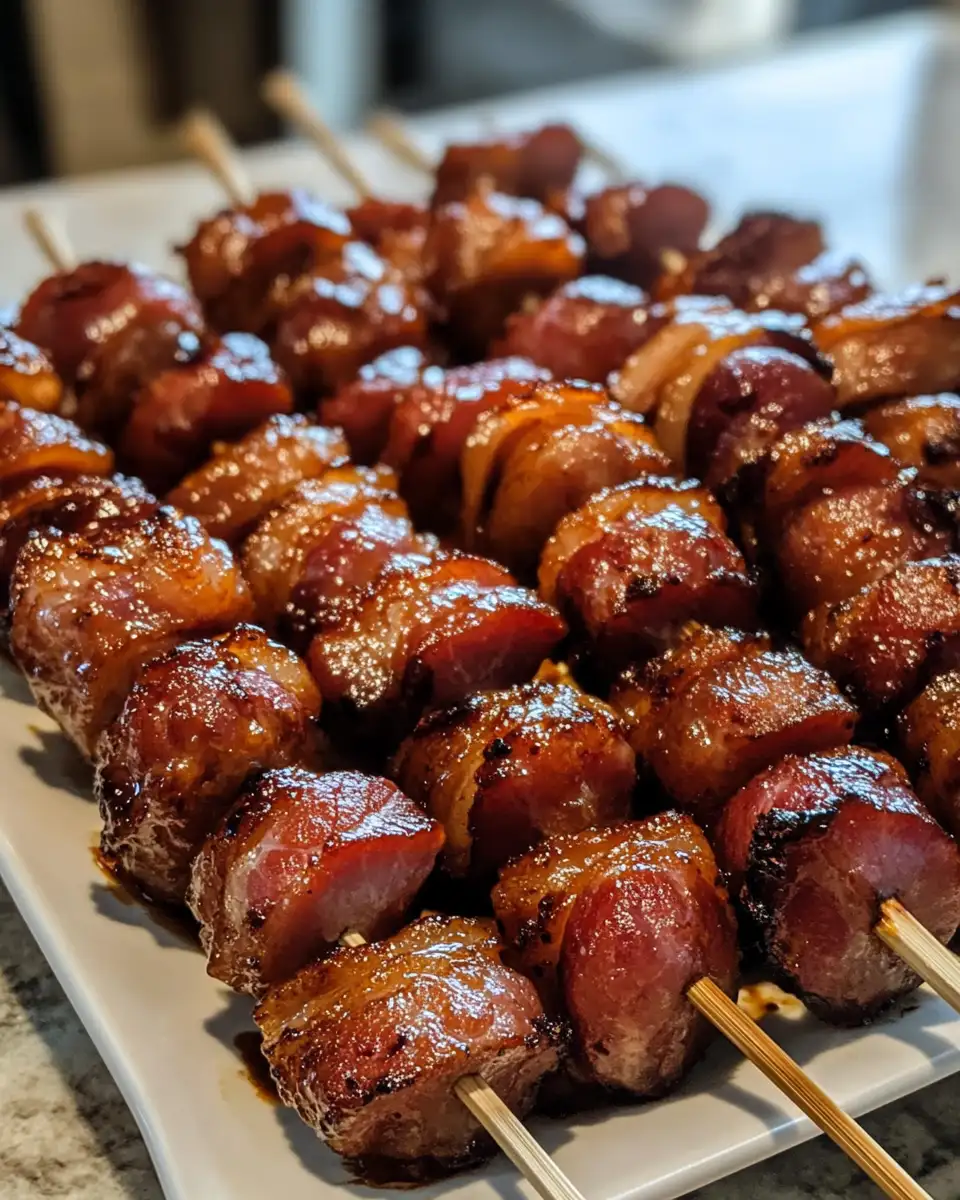 Bacon Wrapped Little Smokies: The Ultimate Party Snack Sensation 6 Final dish - Bacon Wrapped Little Smokies: The Ultimate Party Snack Sensation