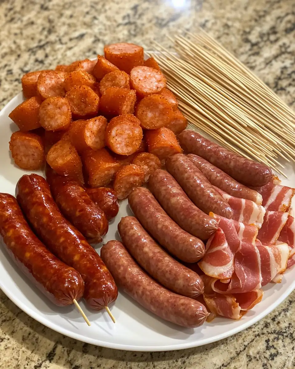 Bacon Wrapped Little Smokies: The Ultimate Party Snack Sensation 4 Ingredients for Bacon Wrapped Little Smokies: The Ultimate Party Snack Sensation