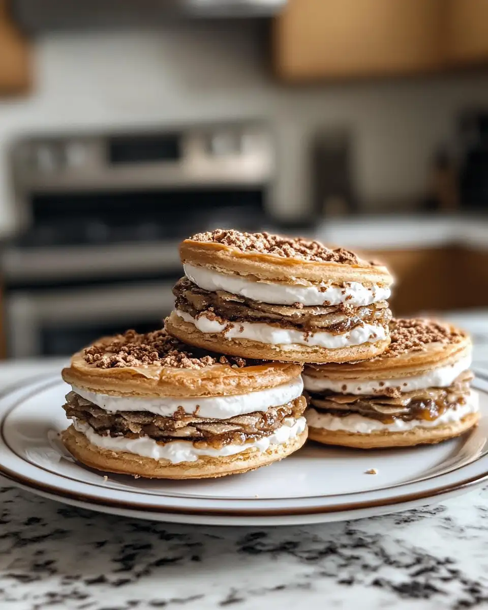 Decadent Delight: Baklava Cream Sandwich Cookies Unveiled 6 Final dish - Decadent Delight: Baklava Cream Sandwich Cookies Unveiled