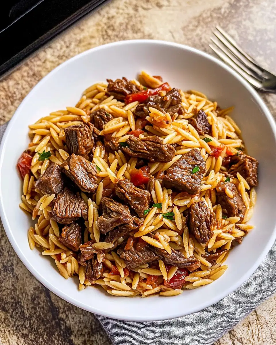 Savory Delights: Mastering Beef Giouvetsi Greek Beef Orzo Pasta - Featured Image