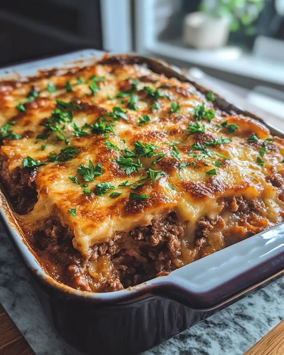 Final dish - Savor the Comfort: Irresistible Beef Lombardi Casserole Recipe