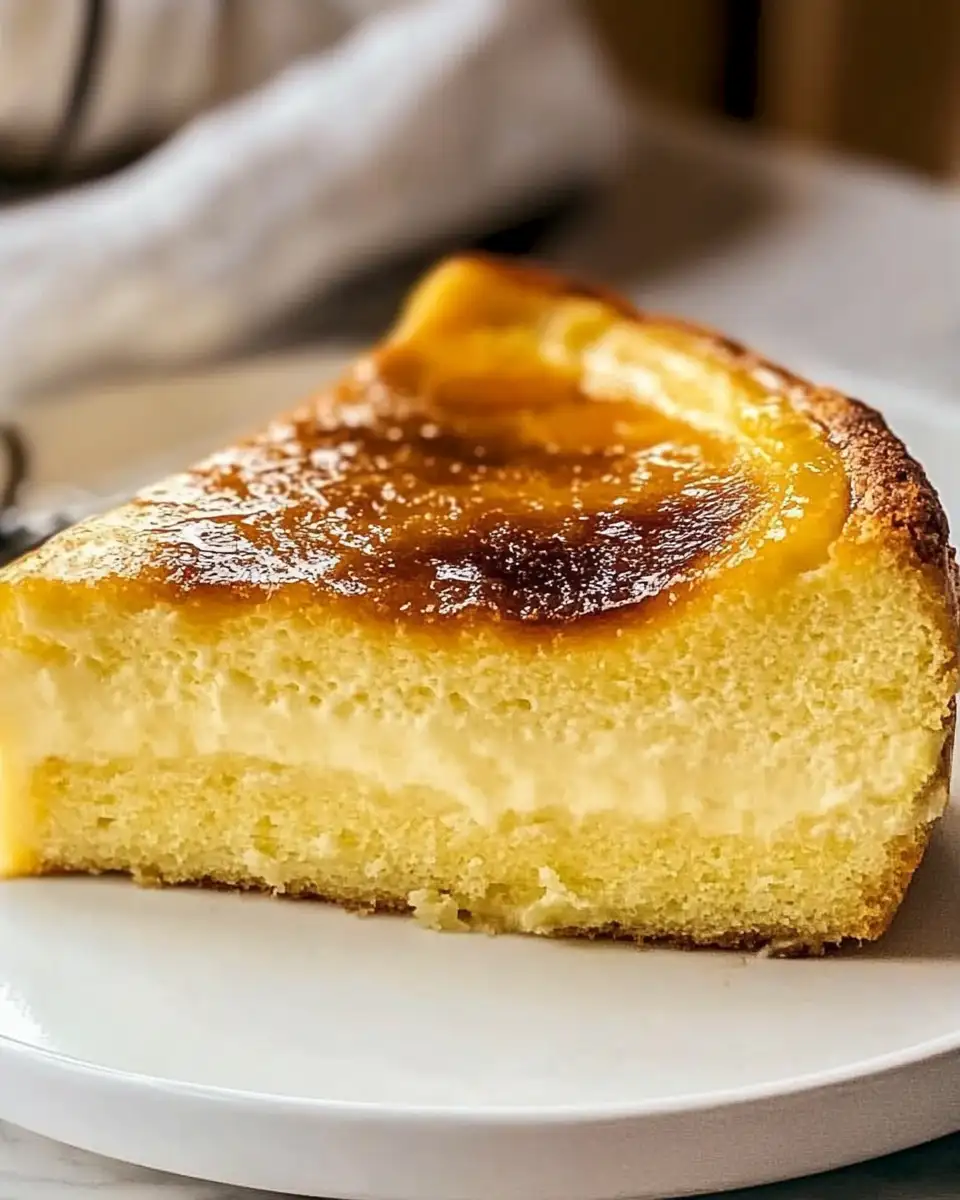 Decadent Delight Discover the BEST Crème Brûlée Cake - Featured Image