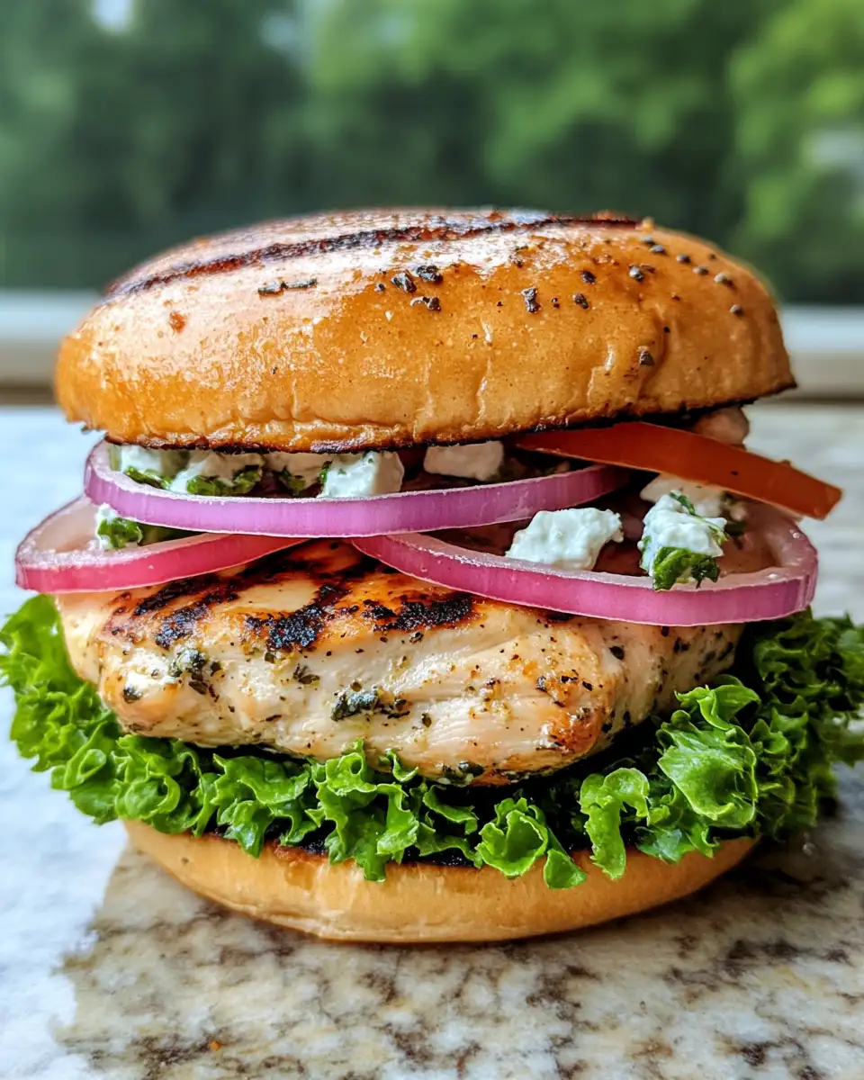 Final dish - Savor the Flavor: Discover the Best Greek Chicken Burgers