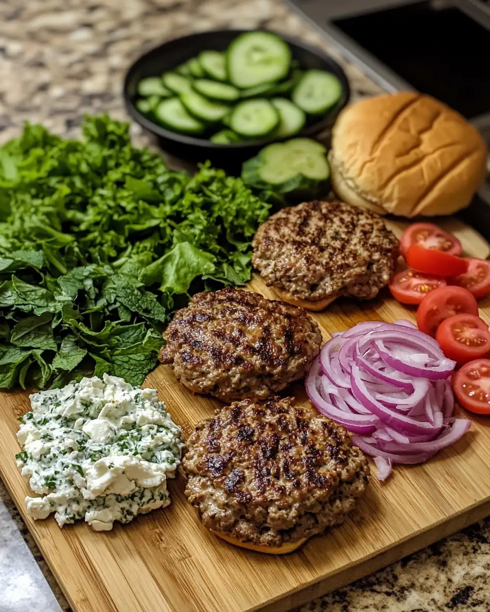 Ingredients for Savor the Flavor: Discover the Best Greek Chicken Burgers