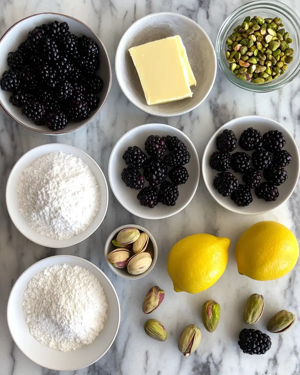 Irresistible Blackberry Pistachio Dream Bars That Will Tantalize Your Taste Buds 4 Ingredients for Irresistible Blackberry Pistachio Dream Bars That Will Tantalize Your Taste Buds