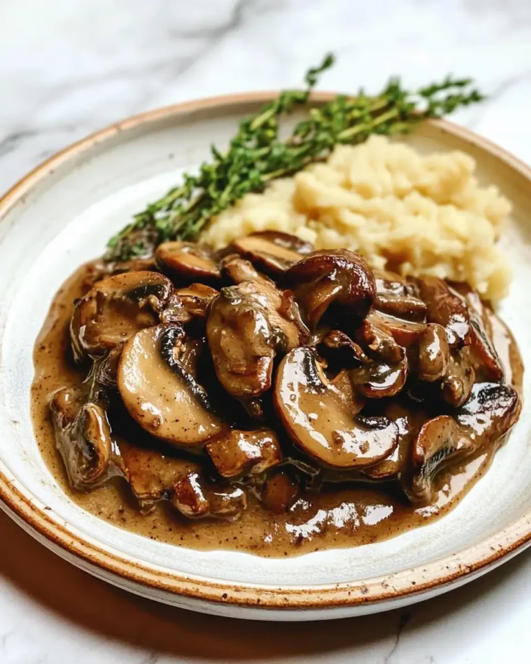 Savor the Richness: Bourbon and Baby Bella Mushroom Sauce Delight - Featured Image