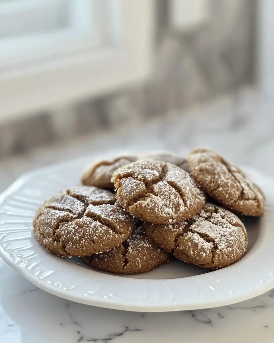 Irresistibly Delicious: Brown Butter Cinnamon Crinkle Cookies That Will Melt in Your Mouth 6 Final dish - Irresistibly Delicious: Brown Butter Cinnamon Crinkle Cookies That Will Melt in Your Mouth