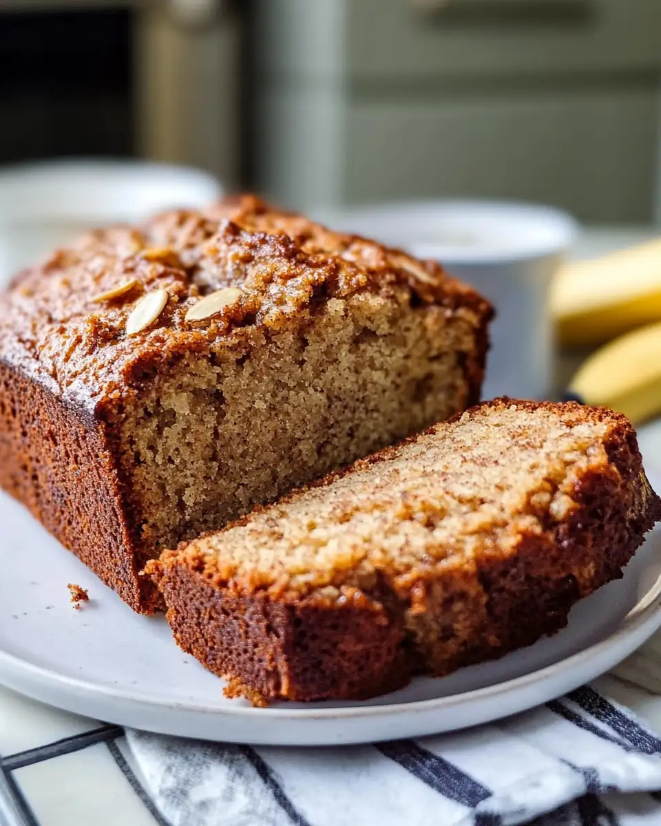 Irresistibly Sweet: Brown Sugar Cinnamon Banana Bread Loaf Delight - Featured Image