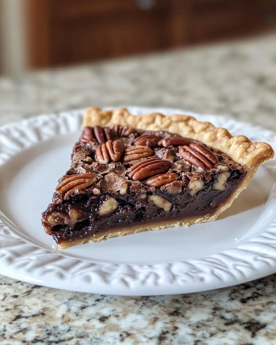 Decadence in a Slice: Discover the Ultimate Brownie Pecan Pie Delight 6 Final dish - Decadence in a Slice: Discover the Ultimate Brownie Pecan Pie Delight