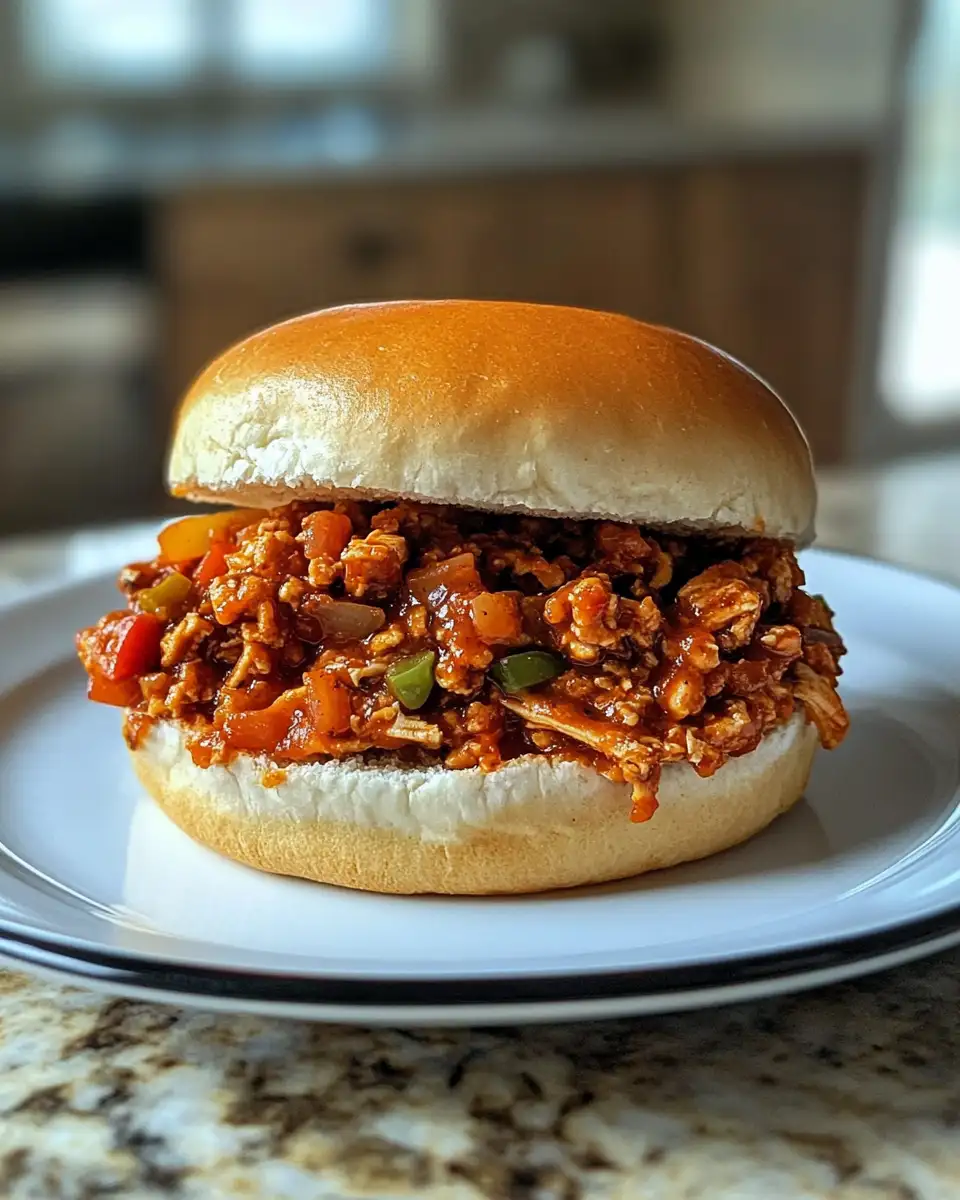 Final dish - Spice Up Your Dinner with Cajun Chicken Sloppy Joes