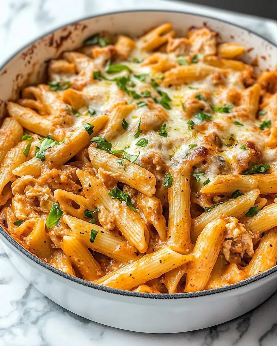 Cajun Cream Cheese Chicken Pasta Bake: Spice Up Your Dinner Tonight - Featured Image
