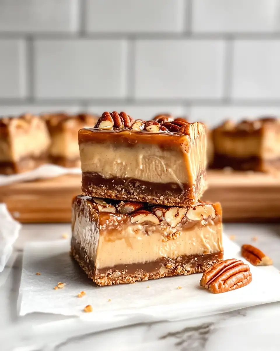 Decadent Delight: Indulge in Caramel Pecan Cream Bars - Featured Image