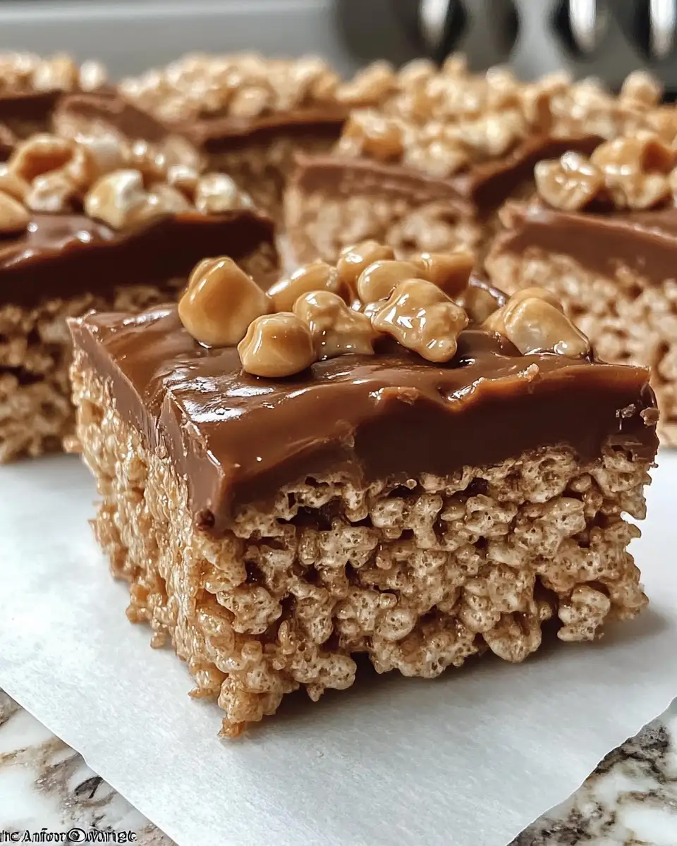Indulge in the Ultimate Caramel Turtle Rice Krispies Treats Delight - Featured Image