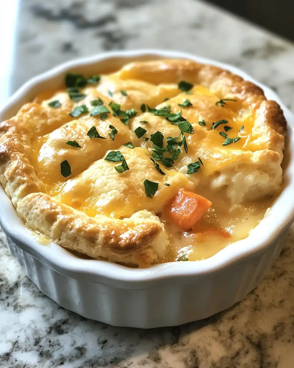 Final dish - Ultimate Comfort: Cheddar Bay Biscuit Seafood Pot Pie Bliss