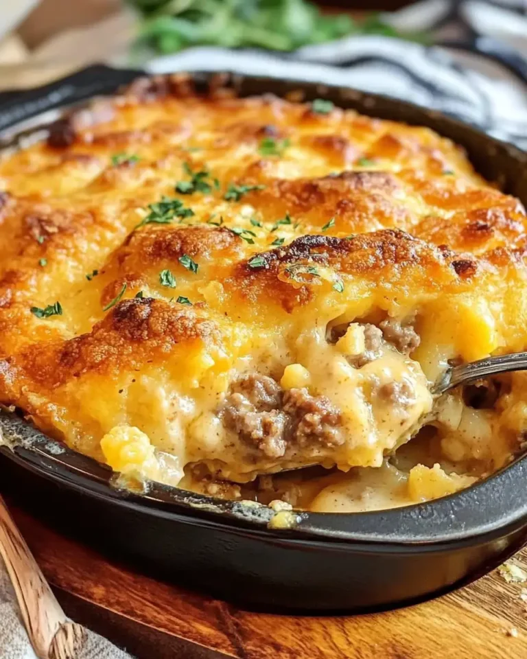 Savor the Flavor: Cheddar Bay Ground Beef Cobbler Delight - Featured Image
