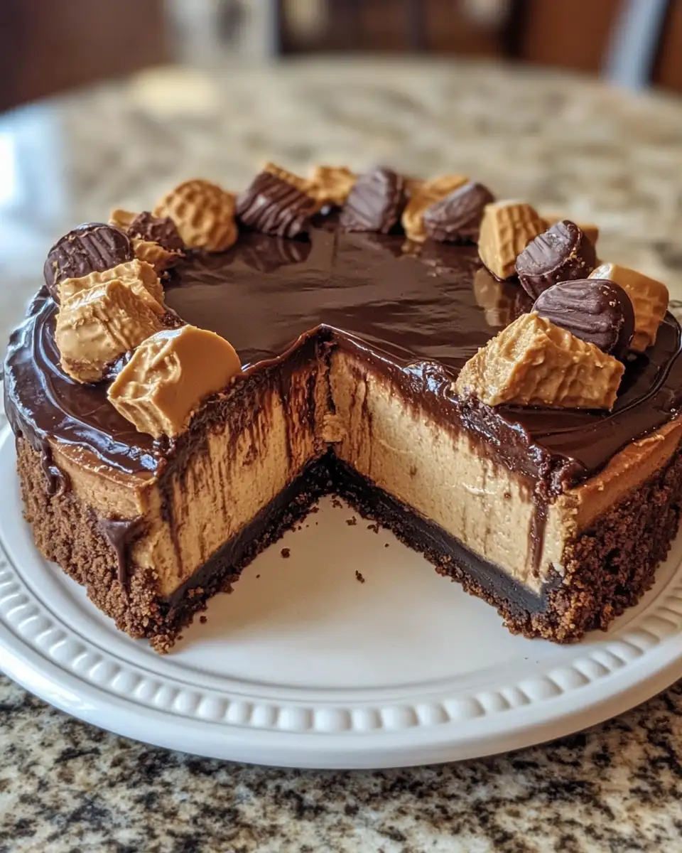 Indulge in Decadence: The Ultimate Cheesecake Royale Reese's Peanut Butter Cheesecake Experience 4 Final dish - Indulge in Decadence: The Ultimate Cheesecake Royale Reese's Peanut Butter Cheesecake Experience