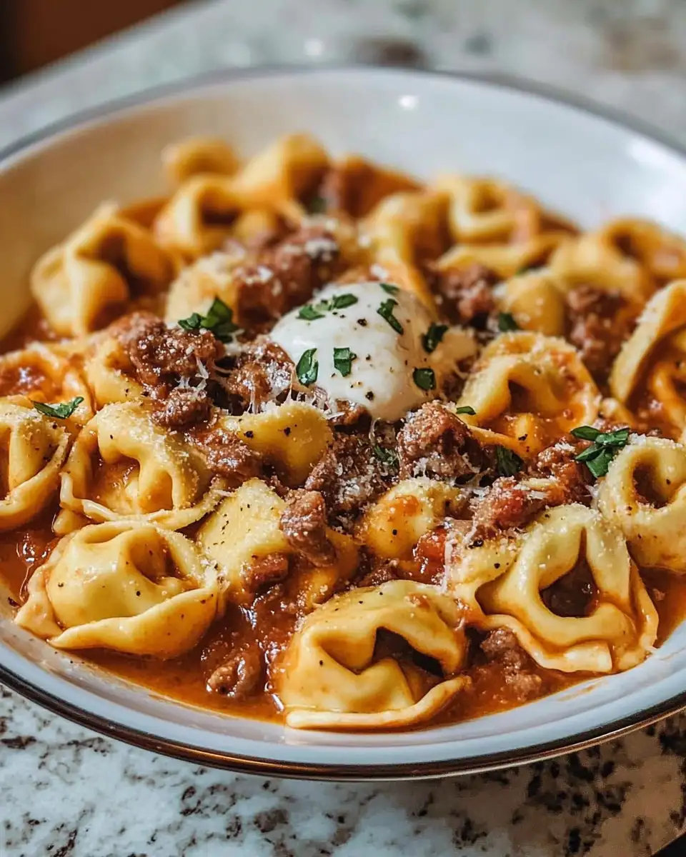 Indulge in Comfort: Cheesesteak Tortellini in Rich Provolone Sauce - Featured Image
