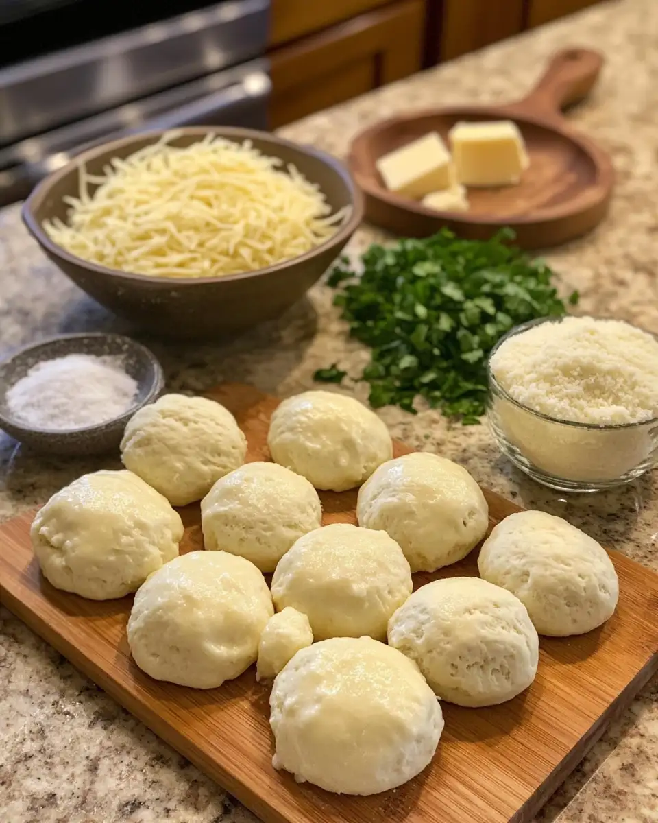 Irresistible Cheesy Garlic Butter Bombs to Elevate Your Snack Game 4 Ingredients for Irresistible Cheesy Garlic Butter Bombs to Elevate Your Snack Game