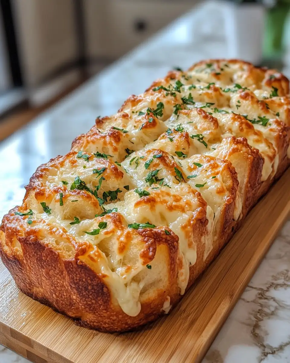 Irresistible Cheesy Garlic Butter Pull-Apart Bread: Your New Favorite Snack 6 Final dish - Irresistible Cheesy Garlic Butter Pull-Apart Bread: Your New Favorite Snack